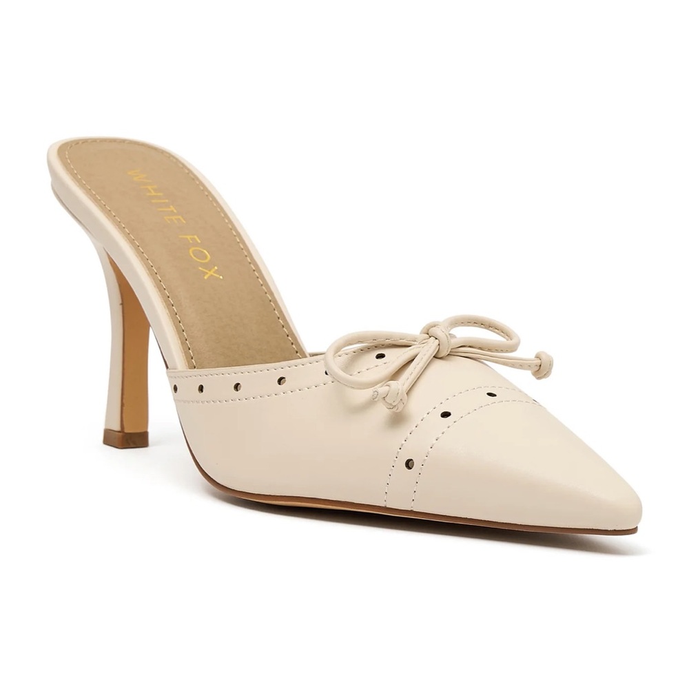 White fox heels
